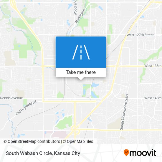 Mapa de South Wabash Circle