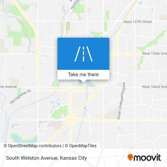 Mapa de South Welston Avenue