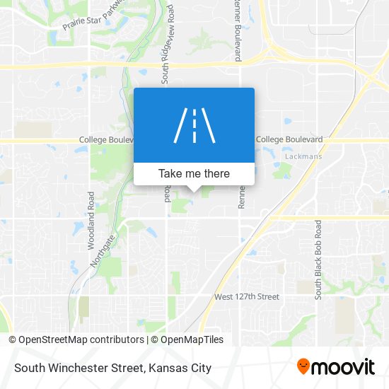 South Winchester Street map