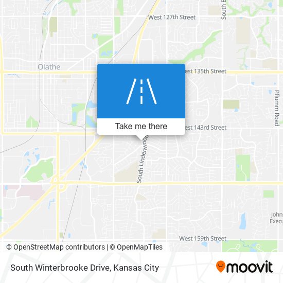 South Winterbrooke Drive map