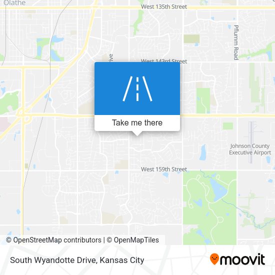 Mapa de South Wyandotte Drive