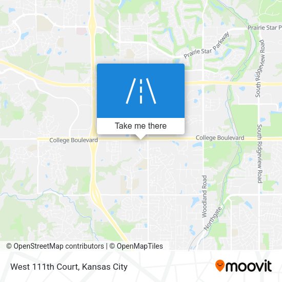 Mapa de West 111th Court