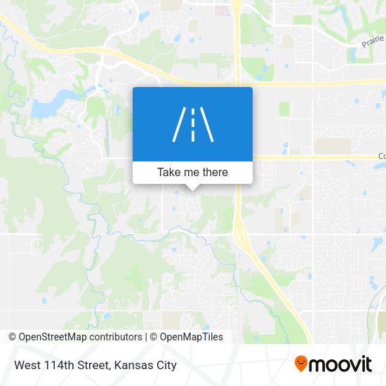 West 114th Street map