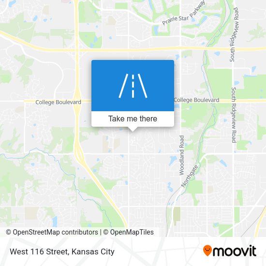 Mapa de West 116 Street