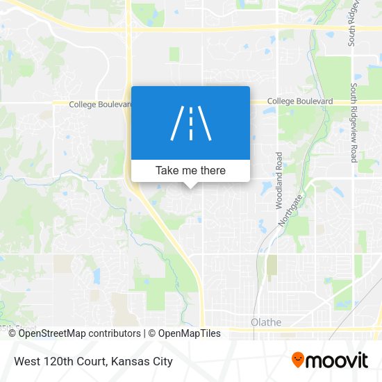 West 120th Court map