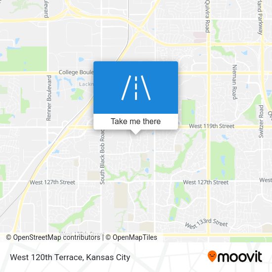 Mapa de West 120th Terrace