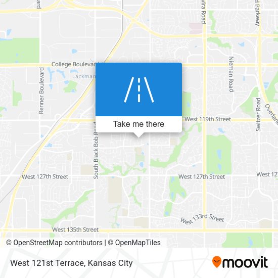 Mapa de West 121st Terrace