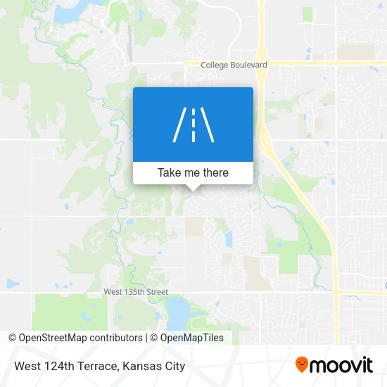 Mapa de West 124th Terrace