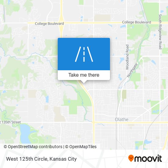 West 125th Circle map