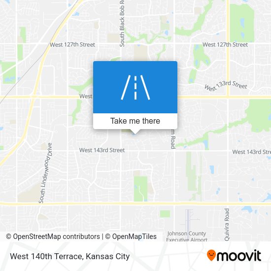West 140th Terrace map