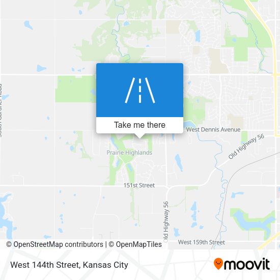 West 144th Street map