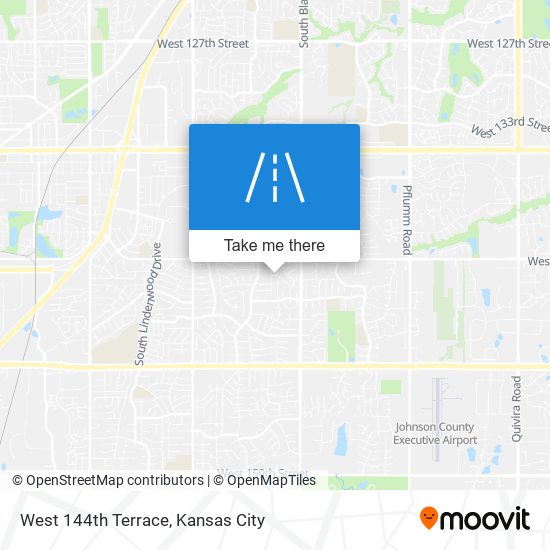 West 144th Terrace map