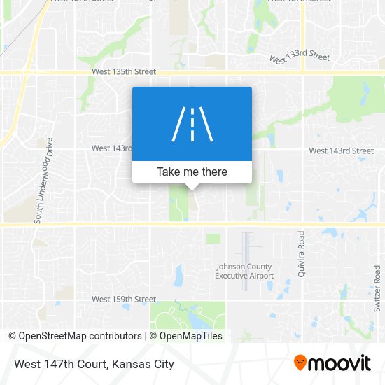 West 147th Court map