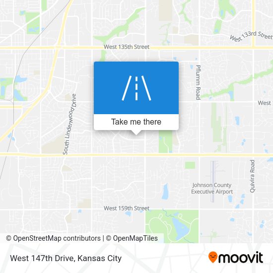 Mapa de West 147th Drive
