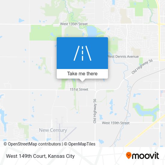 West 149th Court map