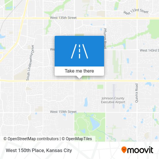 West 150th Place map
