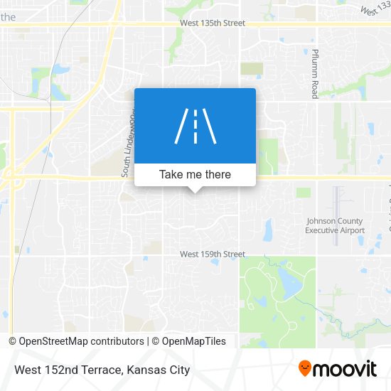 West 152nd Terrace map