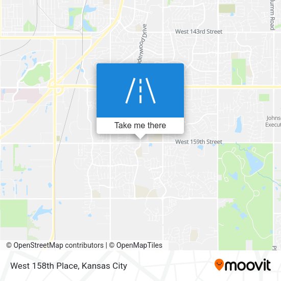 West 158th Place map