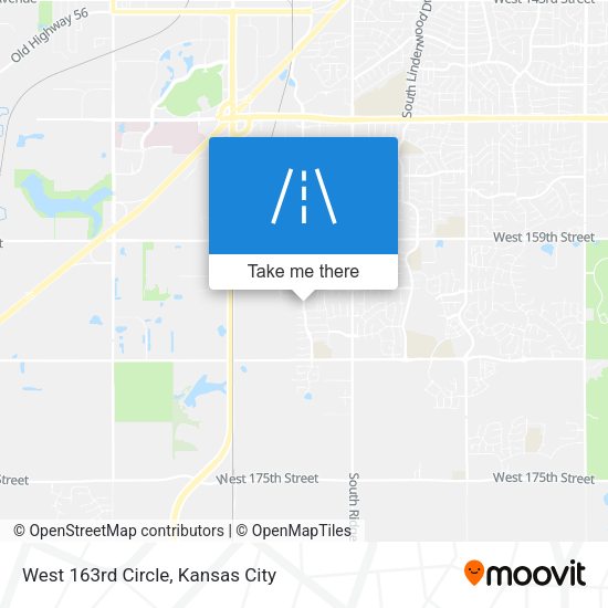 Mapa de West 163rd Circle