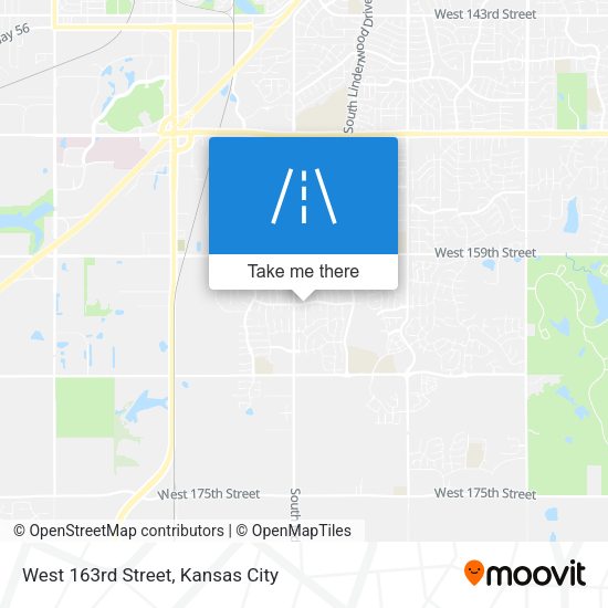 West 163rd Street map