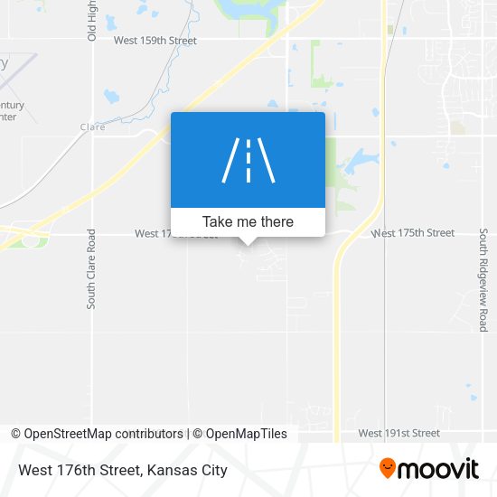 West 176th Street map
