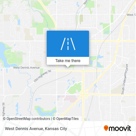 West Dennis Avenue map
