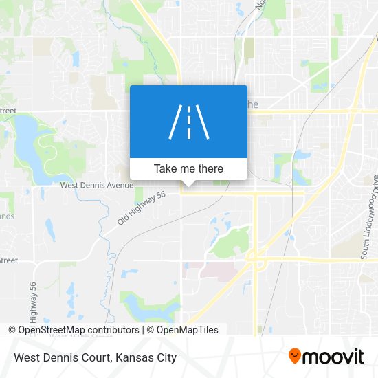 West Dennis Court map