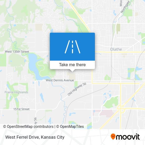 Mapa de West Ferrel Drive