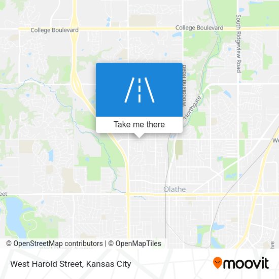 West Harold Street map