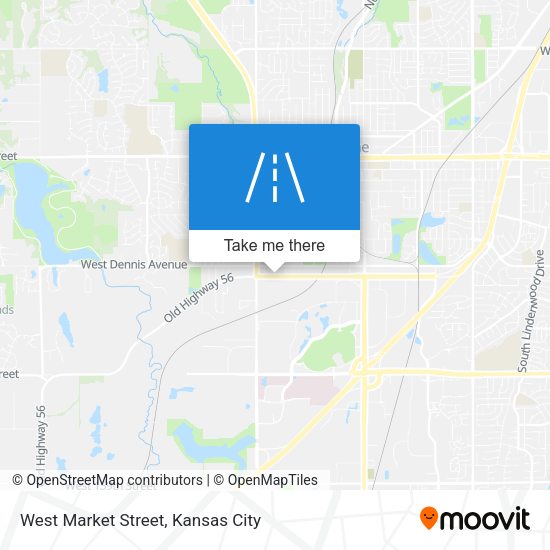 Mapa de West Market Street