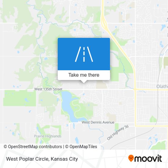 Mapa de West Poplar Circle