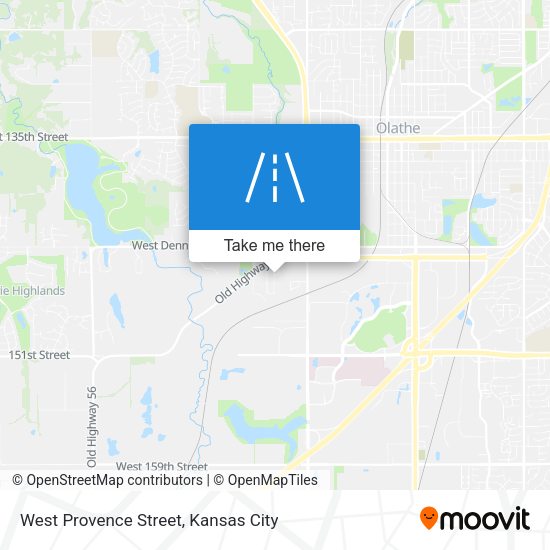 West Provence Street map
