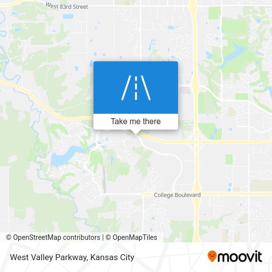 West Valley Parkway map