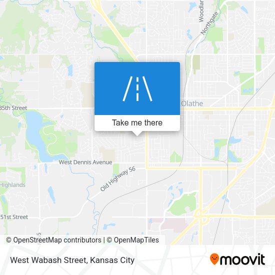 West Wabash Street map