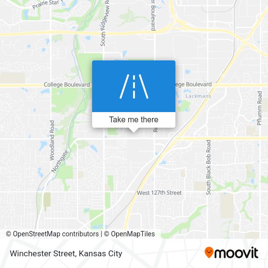 Winchester Street map