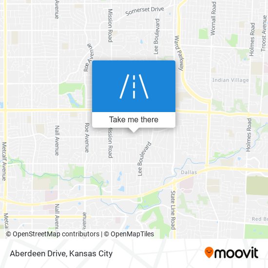 Aberdeen Drive map