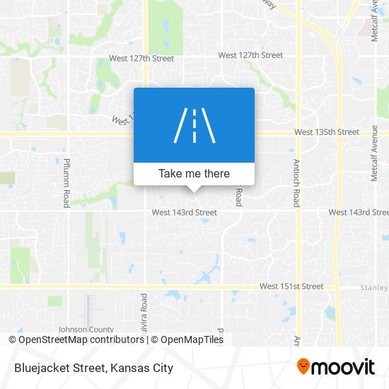 Bluejacket Street map