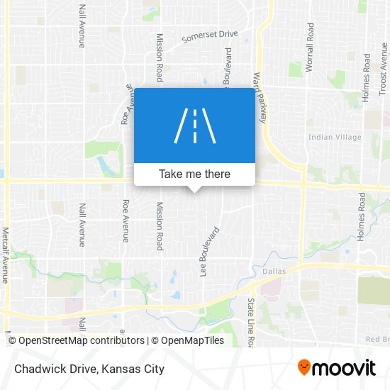 Chadwick Drive map