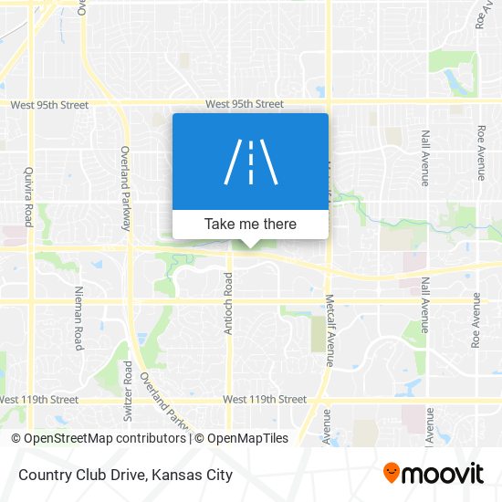 Country Club Drive map