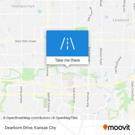 Dearborn Drive map