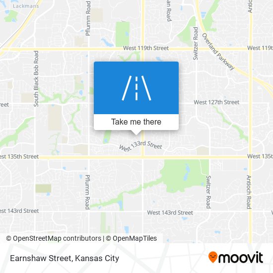 Earnshaw Street map