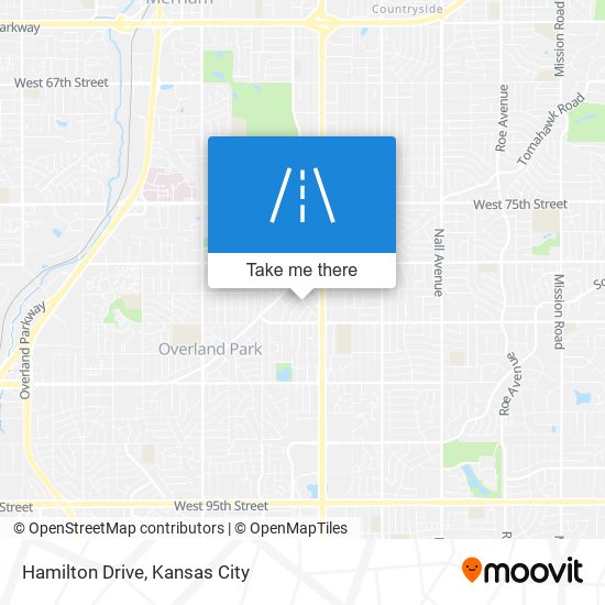 Mapa de Hamilton Drive