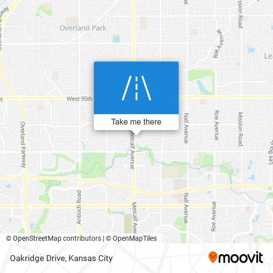 Oakridge Drive map