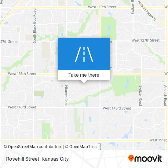 Rosehill Street map