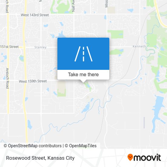 Mapa de Rosewood Street