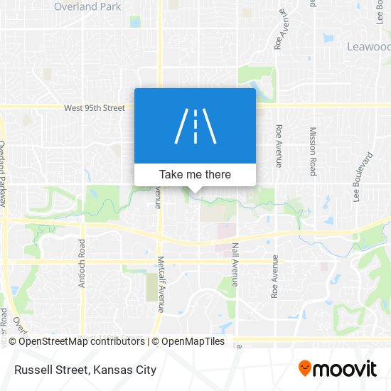 Russell Street map