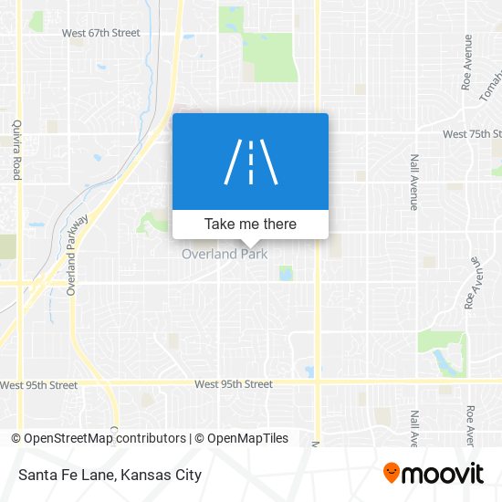 Santa Fe Lane map