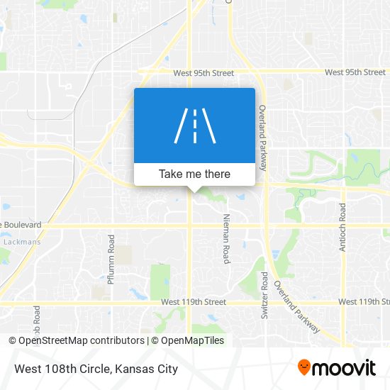 Mapa de West 108th Circle