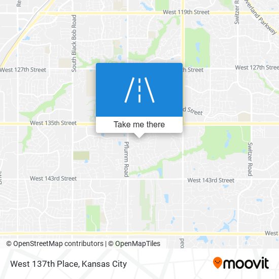 West 137th Place map