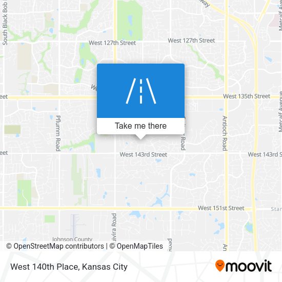 Mapa de West 140th Place